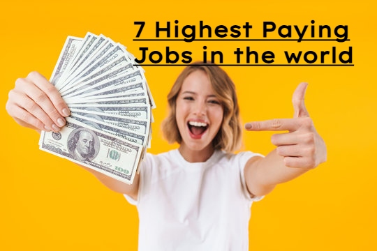 7 Highest Paying Jobs in the world!